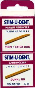 Stimudent tandenstokers extra dun 4 x 40 160 stuks