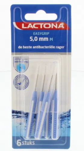 Easygrip interdental cleaners ragers  M 5 mm 6 stuks Lactona